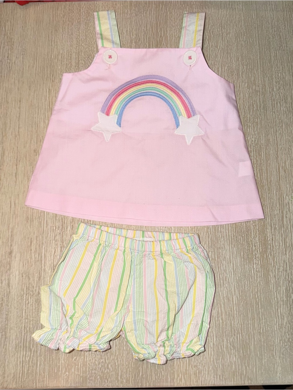 Beaufort Bonnet Company Top and Shorts set 12-18 months